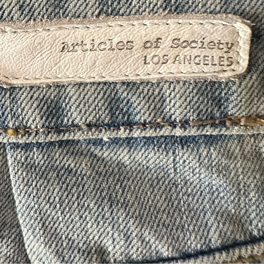 Articles of Society distressed Jean skirt - Picture 9 of 9